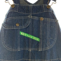 KEY キー デニムオーバーオール インディゴ メキシコ製 Size 36×34 福生店