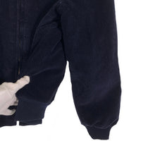 Silver Stone シルバーストーン コーデュロイ ジップアップ リブブルゾン ネイビー 内ボア Size 48 福生店