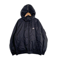 NIKE ナイキ NSW ウィンドランナー リバーシブル ジップアップジャケット 中綿 ブラック ホワイト DB5084-010 Size XXL 福生店