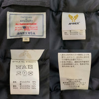 AVIREX アヴィレックス 中綿 フィールドジャケット ブラック 6182211 Size 2XL 福生店