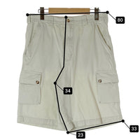 RRL ダブルアールエル 三ツ星タグ USA製 カーゴショーツ アイボリー size32 瑞穂店