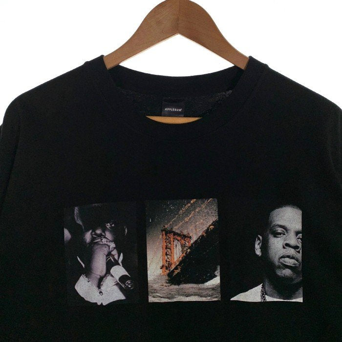 APPLEBUM アップルバム Biggie Jay-Z Tee ビギー ジェイZ フォトプリントTシャツ ブラック Size XXL 福生店