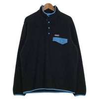 Patagonia パタゴニア AW22 Lightweight Synchilla Snap-T Pullover ライトウェイト シンチラ スナップT プルオーバー ブラック ブルー STY25551FA22 Size L 福生店