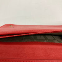 FURLA フルラ クロコ型押し 長財布 オレンジ 瑞穂店