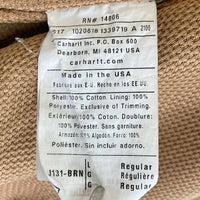 Carhartt カーハート USA製 J131 アクティブジャケット 裏サーマル ブラウン sizeL 瑞穂店