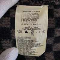 DIESEL ディーゼル K-WEET SWEATER 幾何学模様 ウール ナイロン タートルネックニットセーター ブラック Size L 福生店