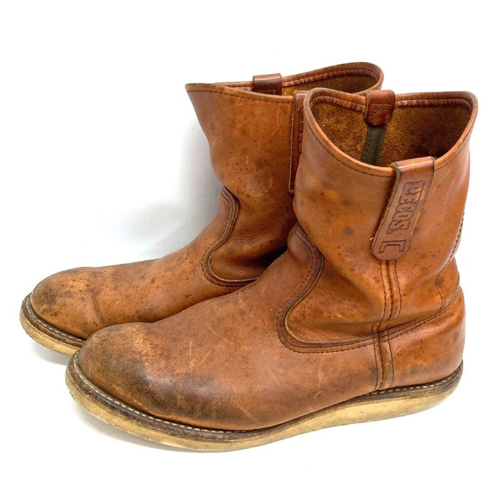 レッドウイングペコス866ブーツ RED WING 866 PECOS Traction Tred 9” Pull On Leather Work