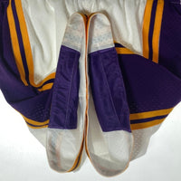 Mitchell&Ness ミッチェルアンドネス SWINGMAN COLLECTION ロサンゼルス・レイカーズ バスケットパンツ バスパン ホワイトxパープル sizeL 瑞穂店