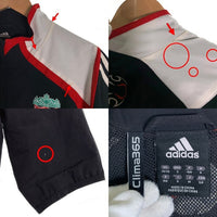 00's adidas アディダス LIVERPOOL FC リバプール ハーフジップ プルオーバージャケット ブラック ポリエステル 07/07 Size JP M 福生店