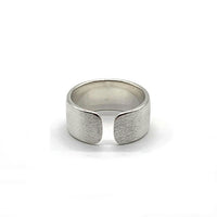 ノーブランド 8mm プレーン シルバーリング SV925 Size 約15号 福生店