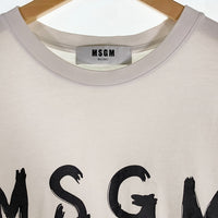 MSGM エムエスジーエム フロントロゴプリント Tシャツ ホワイト 2540MM97 Size M 福生店