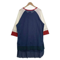 glamb グラム Tri layered CS トライレイヤードカットソー ラグランスリーブ ホワイト ネイビー GB0120/CS01 Size 3 福生店