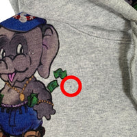 SUPREME シュプリーム 22AW Elephant Hooded Sweatshirt エレファント プリント プルオーバースウェットパーカー グレー Size L 福生店