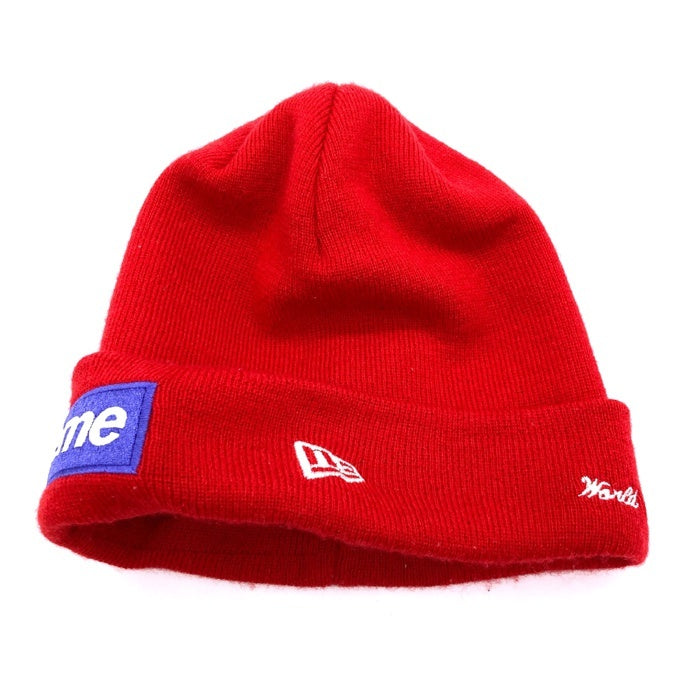 Supreme シュプリーム × NEW ERA ニューエラ 17AW Box Logo Beanie ボックスロゴ ビーニー ニットキャップ レッド  瑞穂店