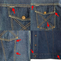 60-70's BIG YANK ビッグヤンク デニムジャケット 3rdタイプ インディゴ スナップボタン Size XL 相当 福生店