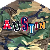 HYSTERIC GLAMOUR ヒステリックグラマー プリマロフト MA-1 迷彩 カモフラ ヒスガール 0153AB02 グリーン sizeS 瑞穂店