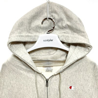 Champion チャンピオン GF69 リバースウィーブ ジップアップスウェットパーカー オートミール Size XXL 瑞穂店