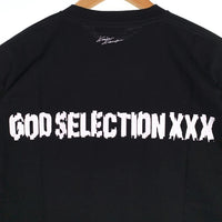 GOD SELECTION XXX ゴッドセレクショントリプルエックス シュレッダー加工プリント Tシャツ ブラック GX-S23-KKST-01 Size XL 福生店