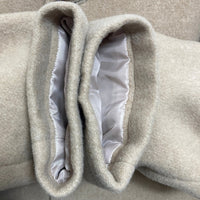 DANTON ダントン DT-A0012 WOOL LIGHT PILE ウール ノーカラーロングコート ベージュ size36 瑞穂店