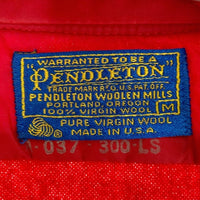 PENDLETON ペンドルトン 70's 片ポケット ウールシャツ レッド sizeM 瑞穂店