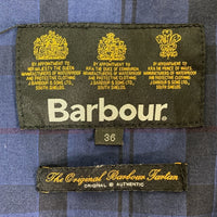 Barbour バブアー SL OVERDYE BORDER 1401106 ブルー size36 瑞穂店
