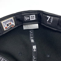 New Era ニューエラ 59FIFTY MLB シアトル・マリナーズ ベースボールキャップ ブラック ティファニーブルー Size 7 5/8 (60.6cm) 福生店