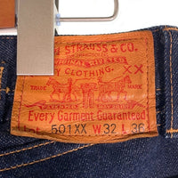 00's LEVI’S VINTAGE CLOTHING リーバイスヴィンテージクロージング LVC 501XX テーパードデニムパンツ インディゴ シンチバック 37501 日本製 Size 32×36 福生店