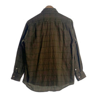 90`s Burberrys` バーバリー チェックシャツ 長袖 グリーン Size L 福生店