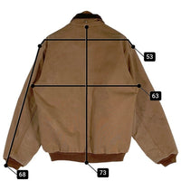 CARHARTT カーハート BOMBER JACKET ボンバージャケット ブラウン FRJ134 BRN USA製 Size Medium Regular 福生店