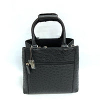 KLEIN KAROO クラインカルー オーストリッチ ハンドバッグ ブラック 瑞穂店