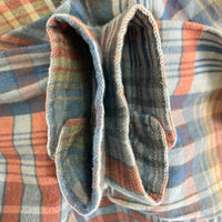 HECTIC ヘクティク AW04 チェック 長袖ネルシャツ ブルー sizeXL 瑞穂店