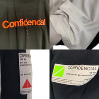 MARCELO BURLON マルセロブロン Confidencial ロングスリーブTシャツ ブラック ホワイト CMAB029S19001048 Size L 福生店