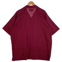 POLO JEANS COMPANIY ポロ ジーンズカンパニー RALPH LAUREN ラルフローレン 半袖 オープンカラーシャツ 総柄 レッド Size L 福生店