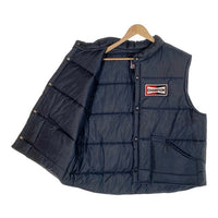 SNAP n WEAR スナップンウエア 中綿 ベスト ネイビー CHAMPIONプラグワッペン Size XL 福生店