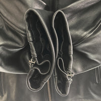 Retro Grade レトログレード 8521031 シープレザー シングル ライダースジャケット ブラック sizeS 瑞穂店