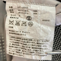 COMME des GARCONS HOMME コムデギャルソンオム HF-J040 AD2010 クレイジーチェックパターン 4つボタン テーラードジャケット ブラック sizeM 瑞穂店