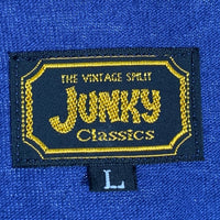 JUNKY CLASSICS ジャンキークラシックス Original Tee by KEN THE FLATTOP 半袖 Tシャツ ネイビー Size L 福生店