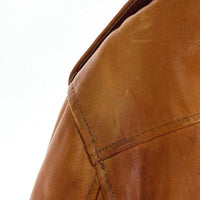 Schott ショット A-2型 レザーフライトジャケット ブラウン グリーンリブ Size42 瑞穂店