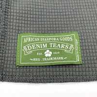 DENIM TEARS デニムティアーズ RHINESTONE DU RAG ラインストーン サーマル ドゥラグ 帽子 チャコールグレー 福生店