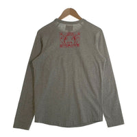 EVISU エヴィス カモメプリント ロングスリーブ ロンT 長袖 Tシャツ グレー Size 40 福生店