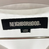 NEIGHBORHOOD ネイバーフッド 24SS 241TSNH-SHM07 PALM TREE HAWAIIAN SHIRT SS ホワイト×ブルー sizeL 瑞穂店