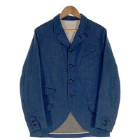 JELADO ジェラード COPANO コパノ インディゴネップデニム サックコート 4B テーラードジャケット ネイビー 本切羽 JC-1022 Size M 福生店