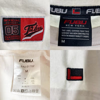 FUBU フブ ロゴワッペン 05 Tシャツ ホワイト Size M 福生店