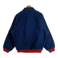 BLUE WAY ブルーウェイ ジップアップ デニムジャケット 赤リブ フライト インディゴ Size M 福生店