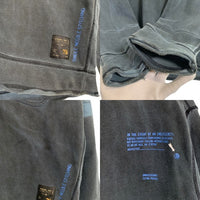 DIESEL ディーゼル Archive Half Zip Hoodie アーカイブ ハーフジップ フーディー プルオーバースウェットパーカー カーキ USED加工 Size L 福生店