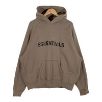 FOG ESSENTIALS エッセンシャルズ フロントラバーロゴプリント プルオーバースウェットパーカー カーキ Size L 福生店