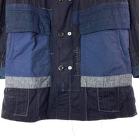 JUNYA WATANABE COMME des GARCONS MAN ジュンヤワタナベ コムデギャルソンマン WO-C002 AD2014 ジャポニズム期 リバーシブル 刺し子 パッチワーク コート インディゴ sizeS 瑞穂店