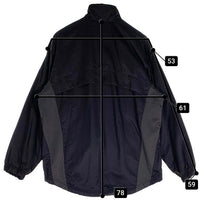 00's NIKE TEAM ナイキ ナイロン トラックジャケット ブラック チャコール Size M (実寸L相当) 福生店