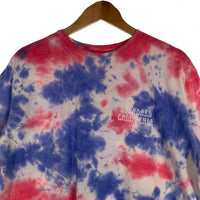 STANDARD CALIFORNIA スタンダードカリフォルニア GOHEMP ゴーヘンプ SD TIE DYE DEAD LOGO TEE タイダイ ロゴプリントTシャツ レッド Size L 福生店