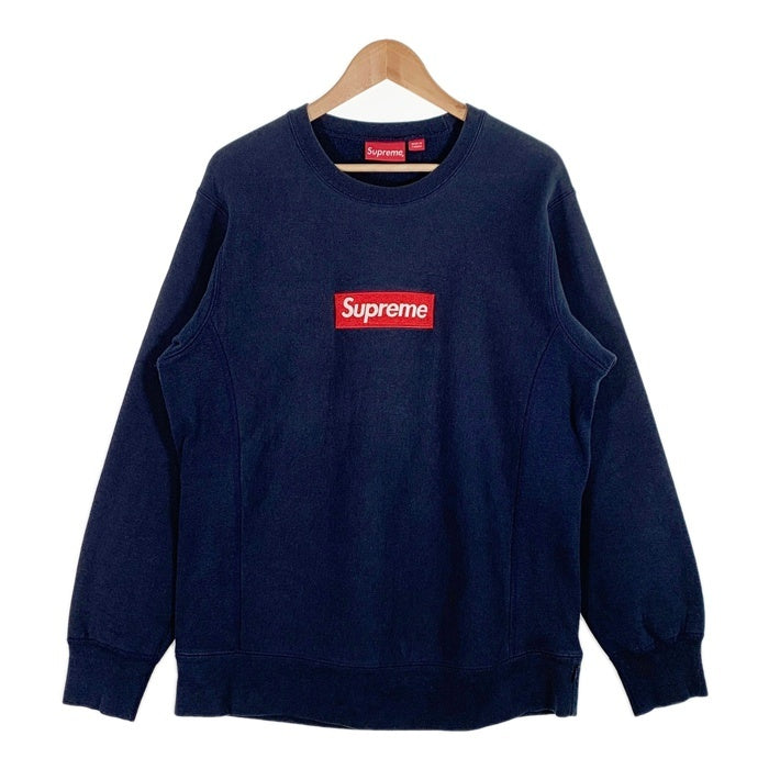 SUPREME シュプリーム 15AW Box Logo Crewneck ボックスロゴ クルーネック スウェットトレーナー ネイビー 赤ボ –  GolRagオンラインショップ